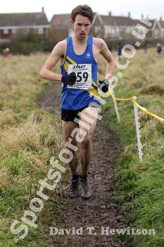 Carl Smith (Leeds City AC) finished second in the 2012 North East Championships, Summerhill Country Park, Hartlepool.